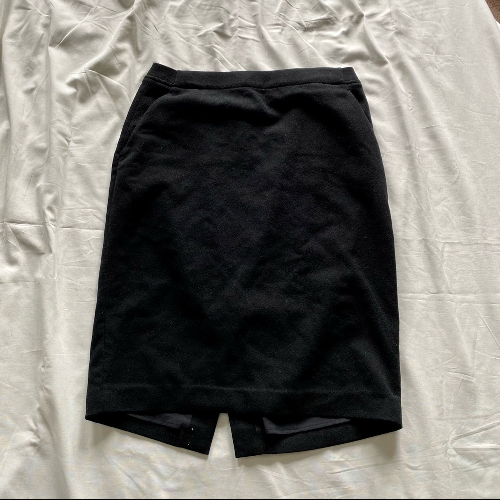 Black High Waisted Pencil skirt
